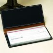 Checkbook Cover with plastic check divider