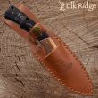 Both knives in Leather Sheath