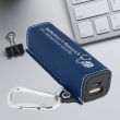 Personalized Power Bank in Blue with Silver Metallic Engraving