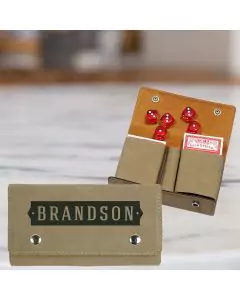 Personalized Card And Dice Gift Set