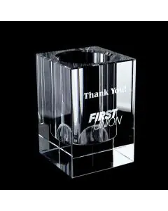 Optic Crystal Pen/Pencil Holder