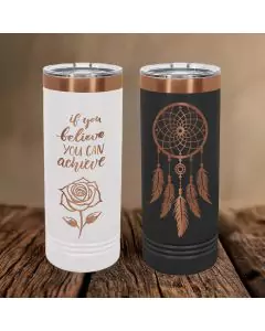 22-ounce Tumbler, Rose Gold Trim and Engraving