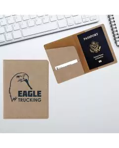 Personalized Leatherette Passport Wallet