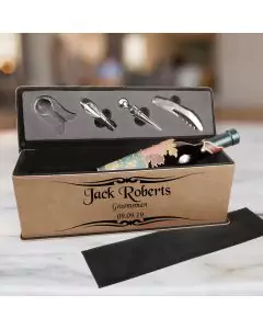Groomsmen Gift Wine Box And Tool Set