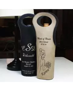 Engraved Wine Tote