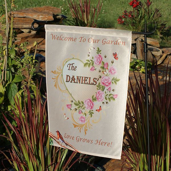 Personalized Photo Garden Flag