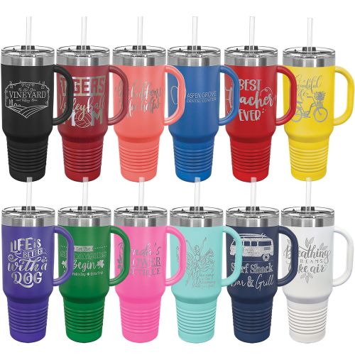 40 ounce stanley tumblers The Quencher H2.0 Flowstate Tumbler - 40 oz | Corporate Gifts