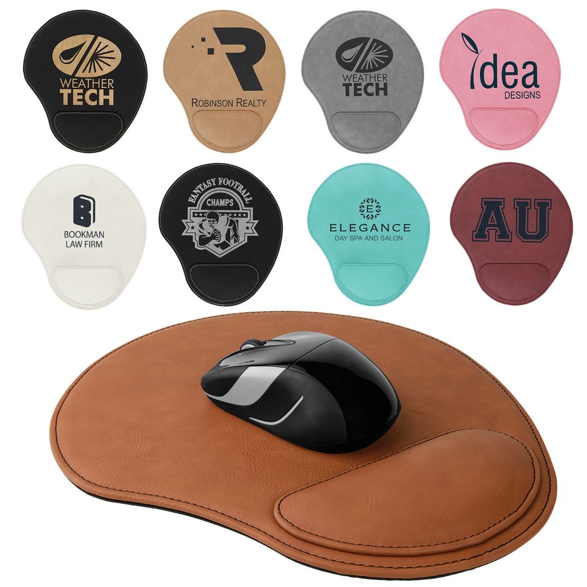 Personalized Logo Mouse Pad With Wrist Rest