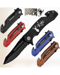 Personalized Rescue Knife From Bison River
