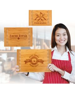 Personalized Bamboo Cutting Board in 3 sizes