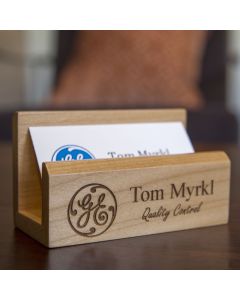 Maple Business Card Holder