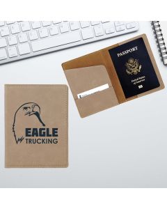 Personalized Leatherette Passport Wallet