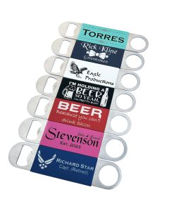 Stainless Steel Bottle Opener with Silicone Grip
