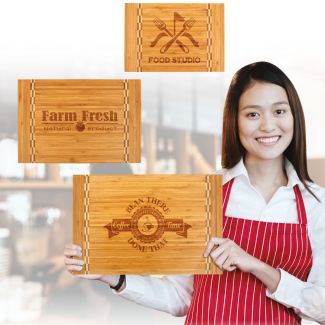 Personalized Bamboo Cutting Board in 3 sizes