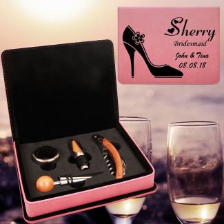 Personalized Bridesmaid Gifts Wine Tool Set
