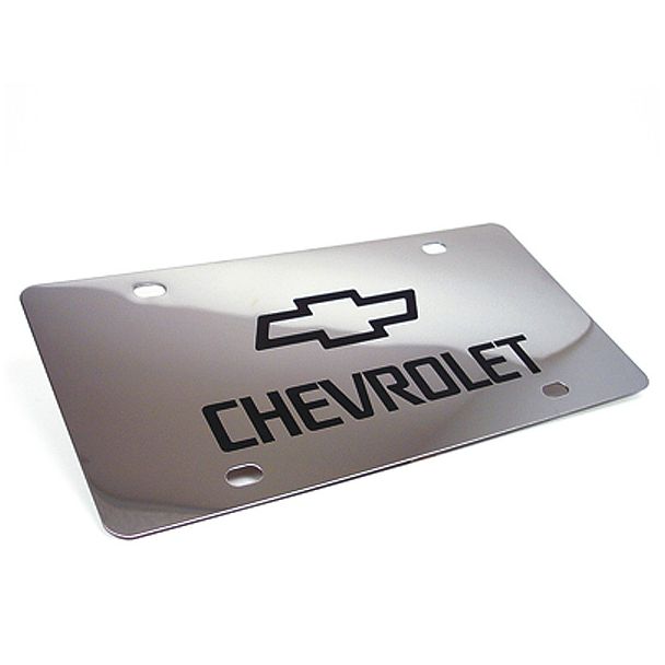 Chrome License Plate