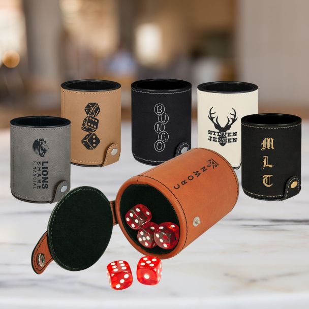 Personalized Dice Game Cup Set