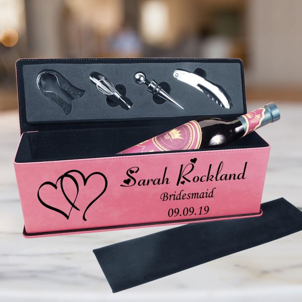 Bridesmaid Gift Wine Box And Tool Set