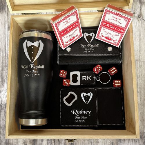 Polar Camel Pilsner Tumbler And Game Groomsmen Gift Set