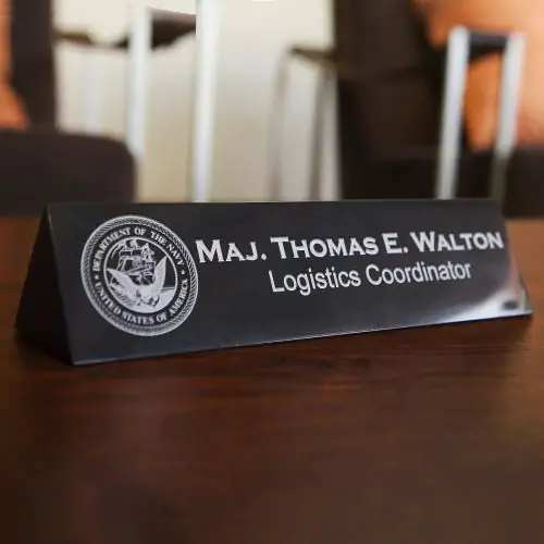 Marble Name Bar